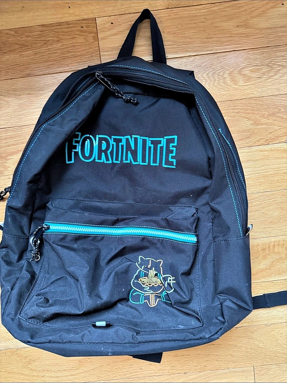 Fortnite Ramen Laptop Backpack Black & Blue